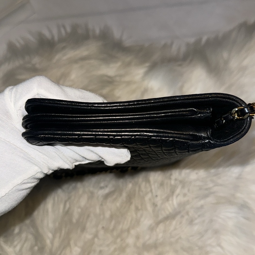 BALLY Chain Shoulder Bag Leather Black Authentic used condition- Rehab - Picture 13 of 14